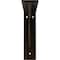 Ekena Millwork Stockport Steel Bracket, Antiqued Brass 2"W x 8"D x 8"H BKTM02X08X08STABS - alternate 3